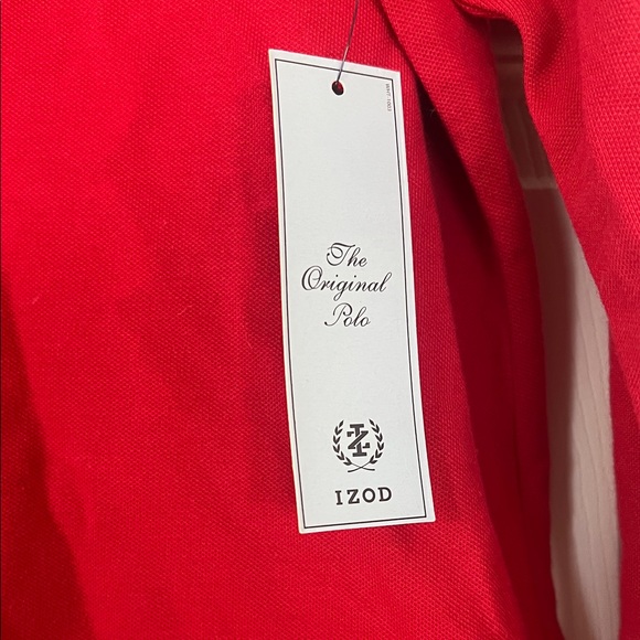 Izod Women's Red Button Down Shirt - Picture 4 of 5